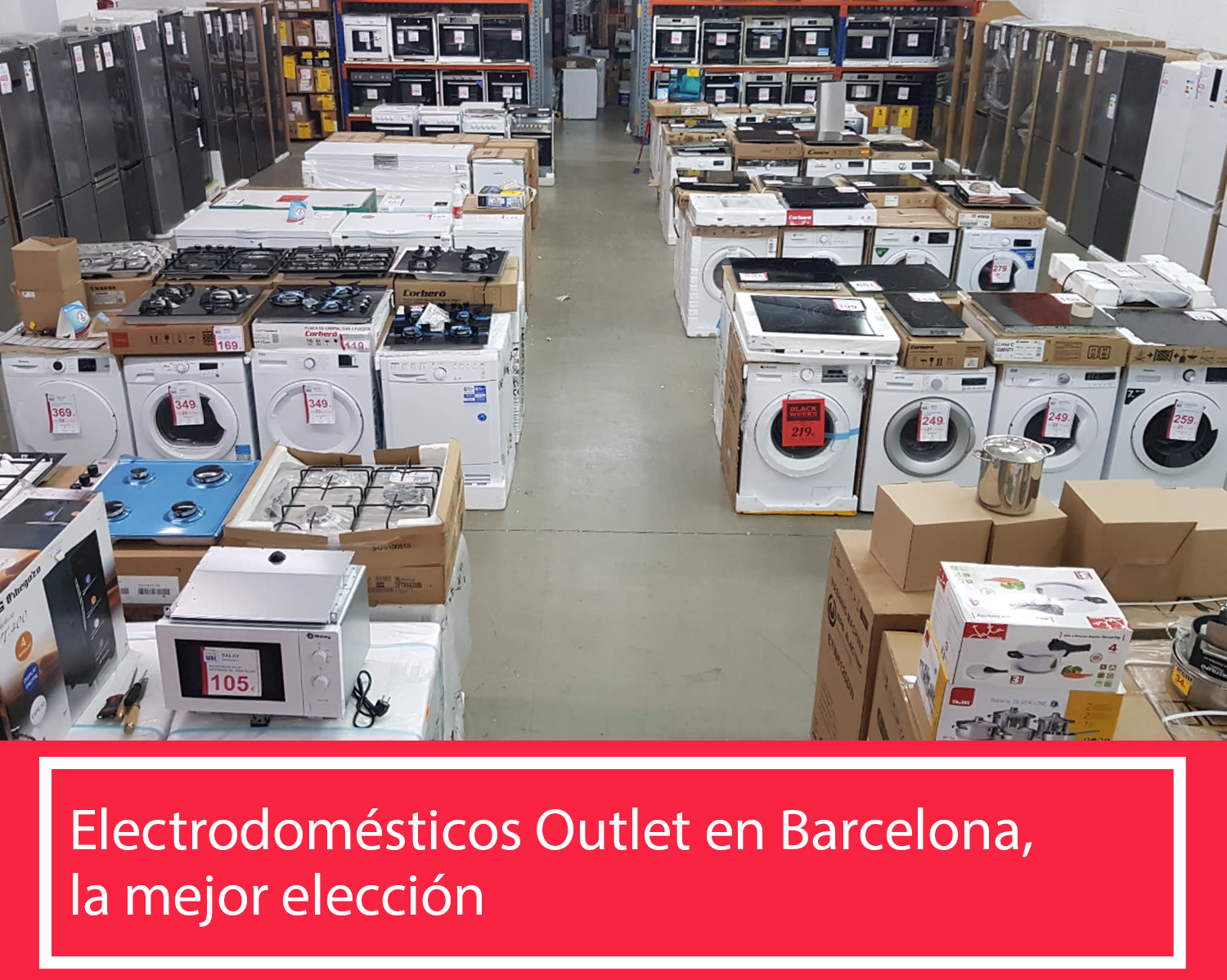 Articulos Disponibles, Electrodomésticos baratos nuevos a precio de tara  con tienda en barcelona